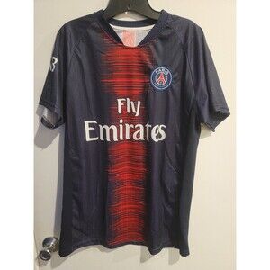 Fly Emirates Jersey Mens L Paris Saint Germain Soccer